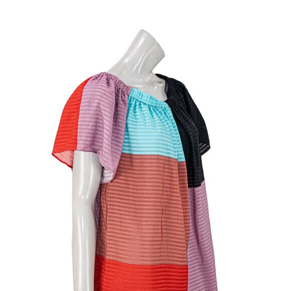 Mara Hoffman Women's Swim Lula Cover Up in Mesa Color Block Size Small - Picture 9 of 10